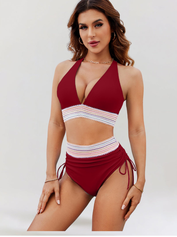 Frances – Hochgeschnittener Bikini Set mit Bauchkontrolle