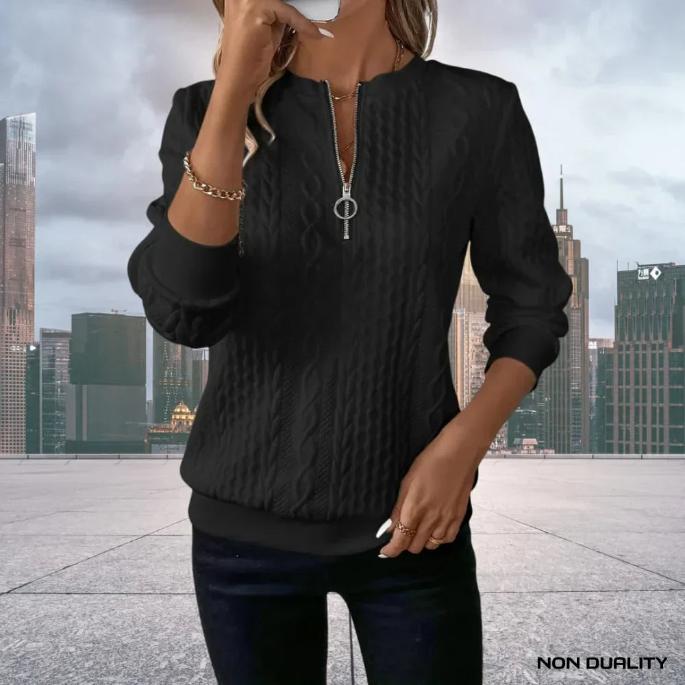 Non-Dualität Zip-Up Sweatshirt