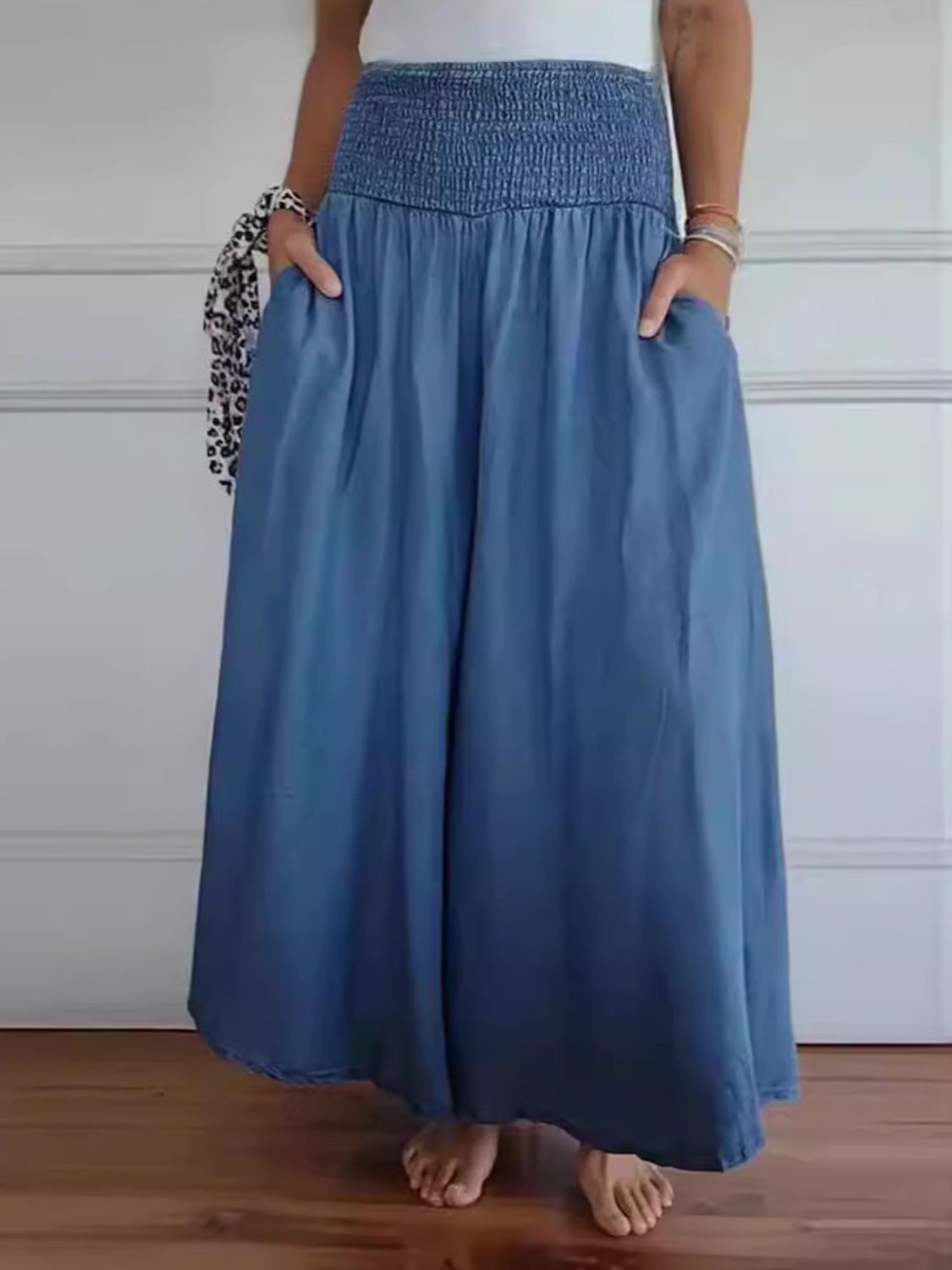 Marlene | Weit geschnittene Baumwollhose für den Sommer