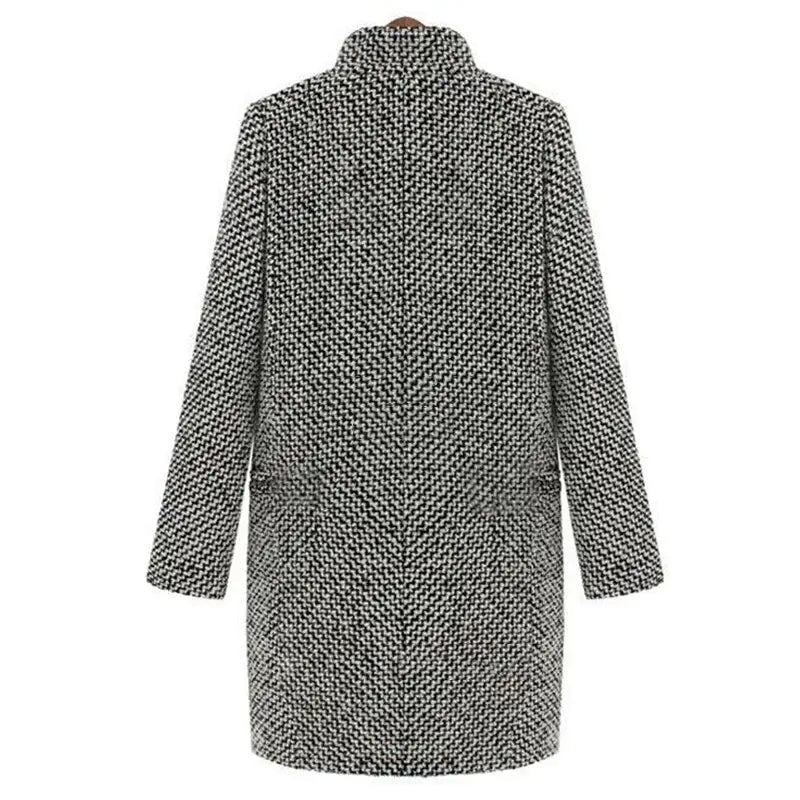 Delphine™ | Eleganter langer Wollmantel