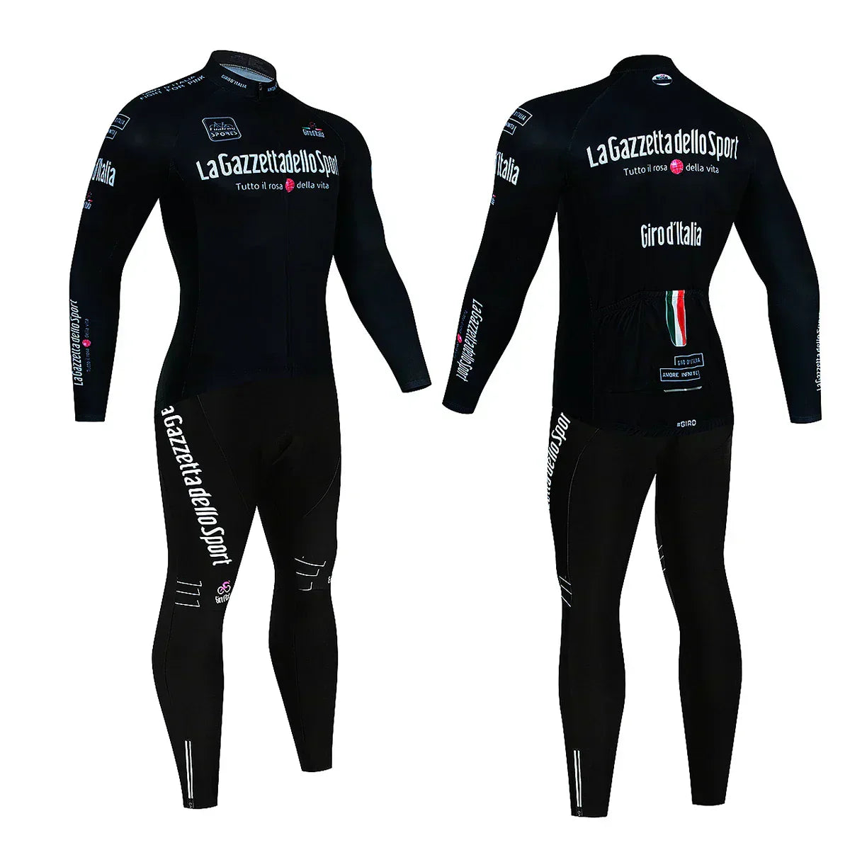 Giro d'Italia - Langärmliges Radtrikot Professionelles Set