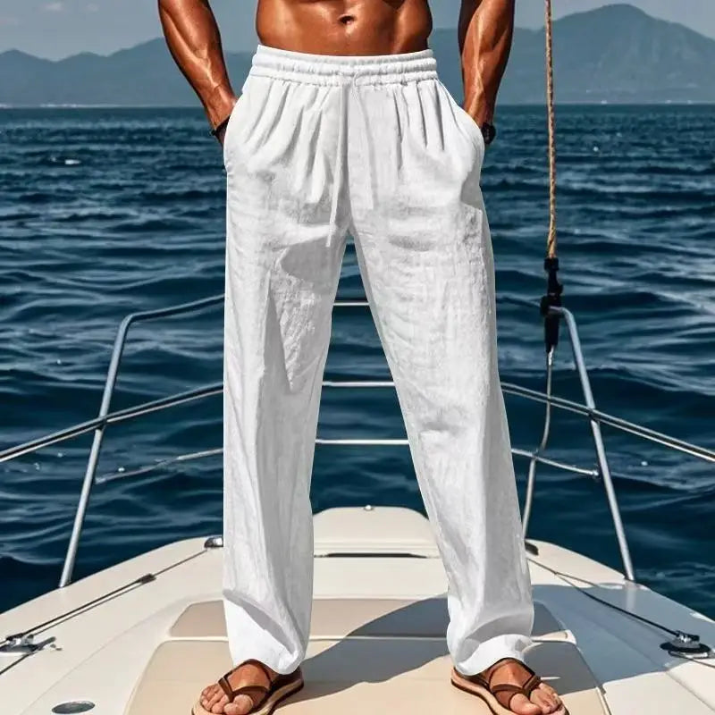 LOCKERE LEINENHOSE