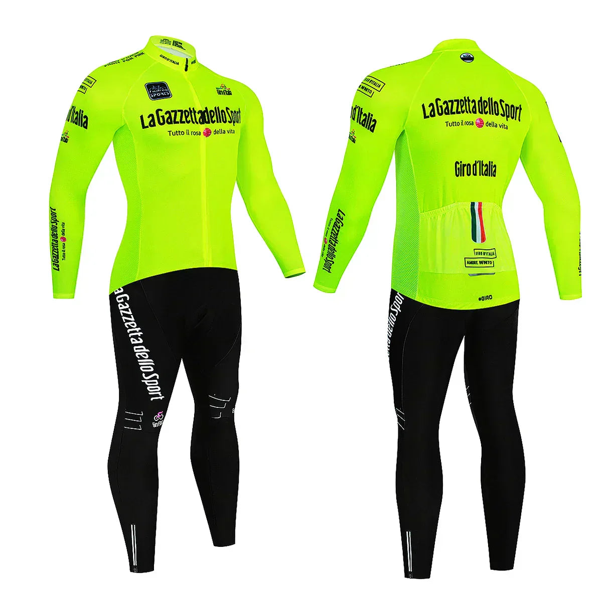 Giro d'Italia - Langärmliges Radtrikot Professionelles Set