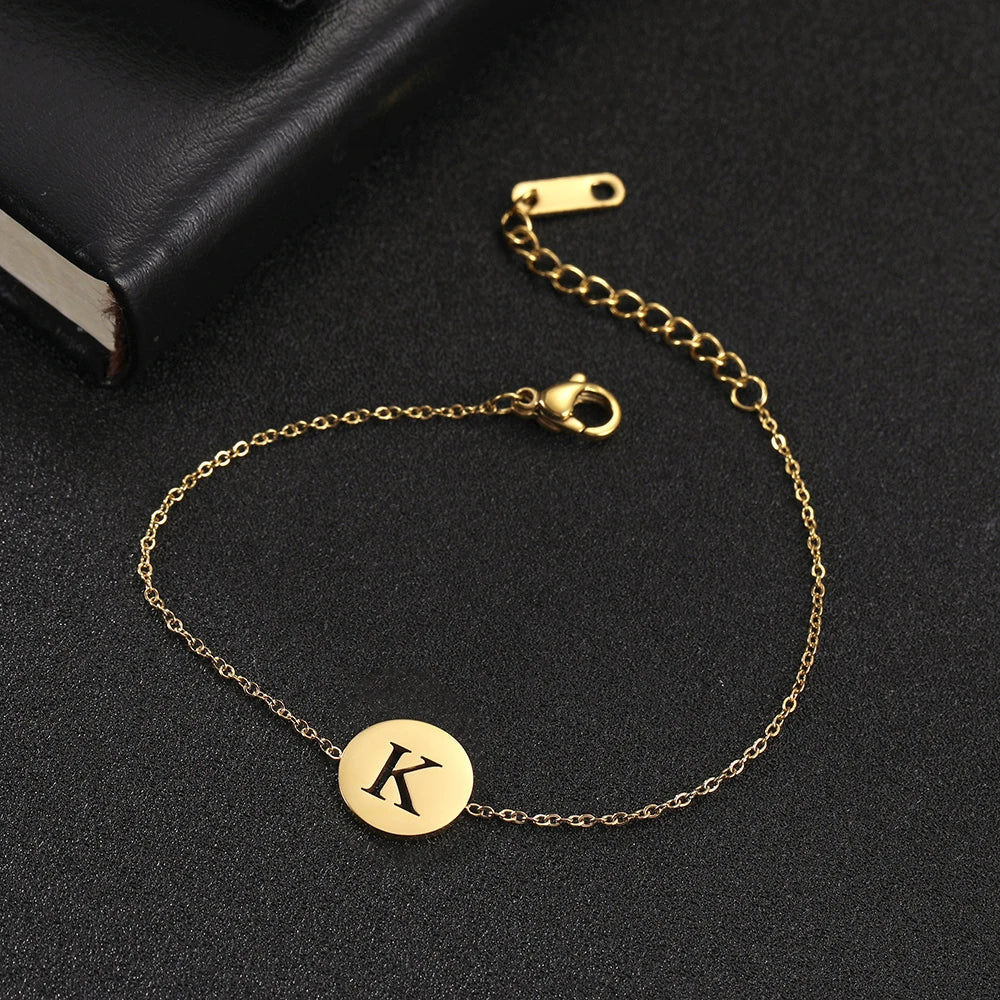 Amara™ | Armband mit Initialen aus Edelstahl
