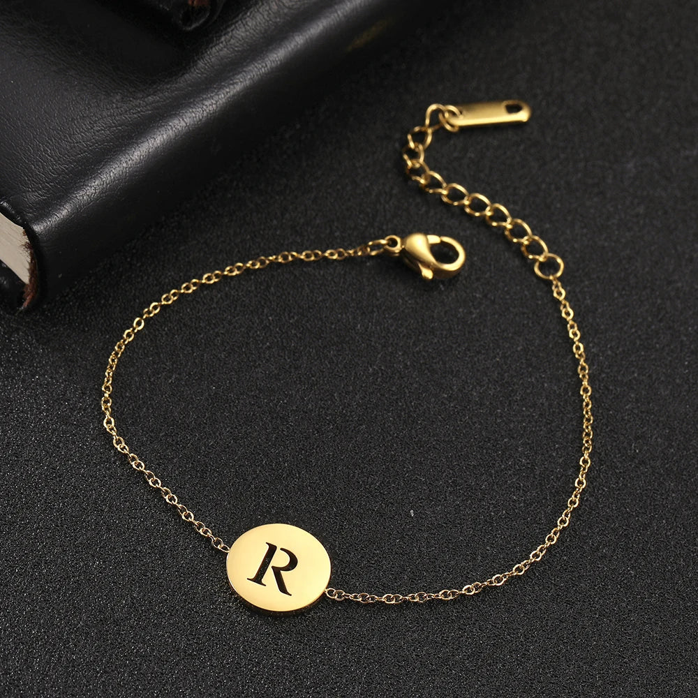 Amara™ | Armband mit Initialen aus Edelstahl