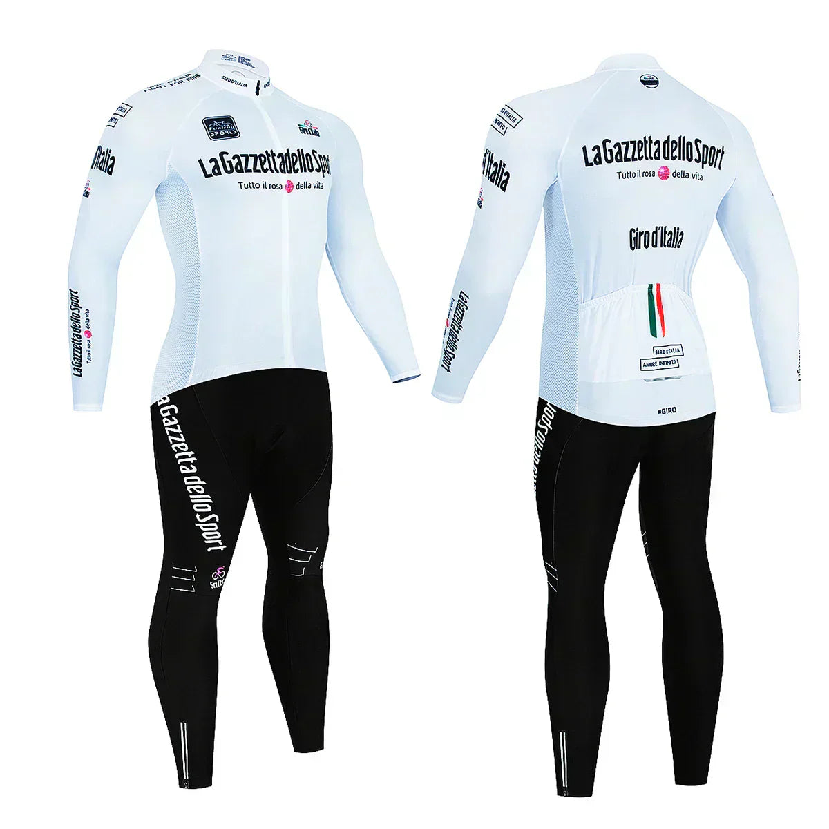 Giro d'Italia - Langärmliges Radtrikot Professionelles Set