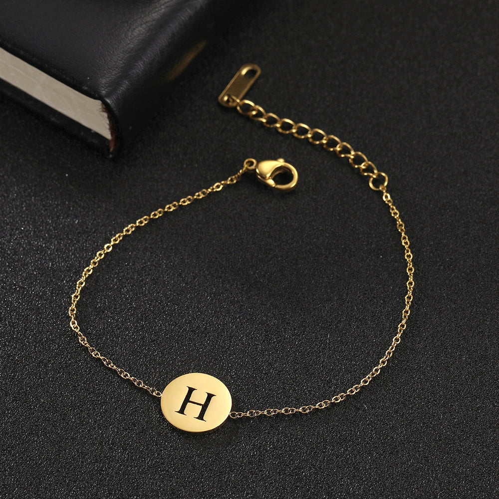 Amara™ | Armband mit Initialen aus Edelstahl