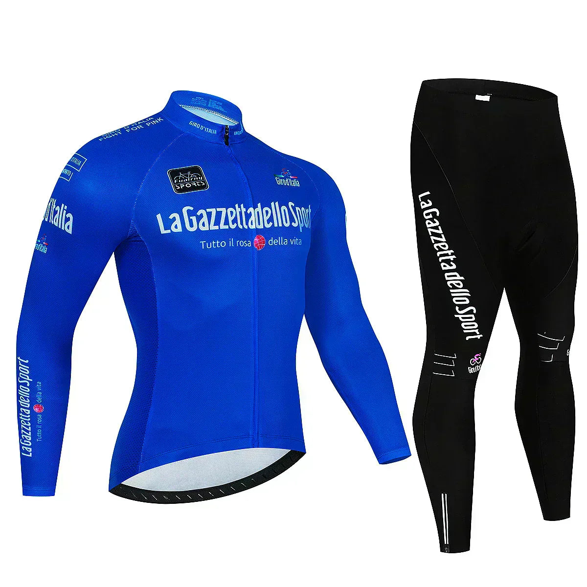Giro d'Italia - Langärmliges Radtrikot Professionelles Set