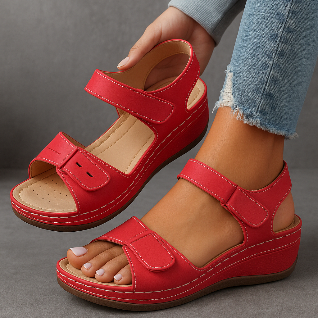 Veera™ Orthopädische Sandalen - Fußgewölbeunterstützung & ganztäglicher Komfort für Frauen