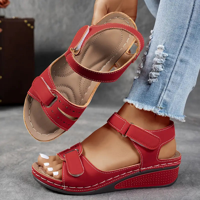 Veera™ Orthopädische Sandalen - Fußgewölbeunterstützung & ganztäglicher Komfort für Frauen