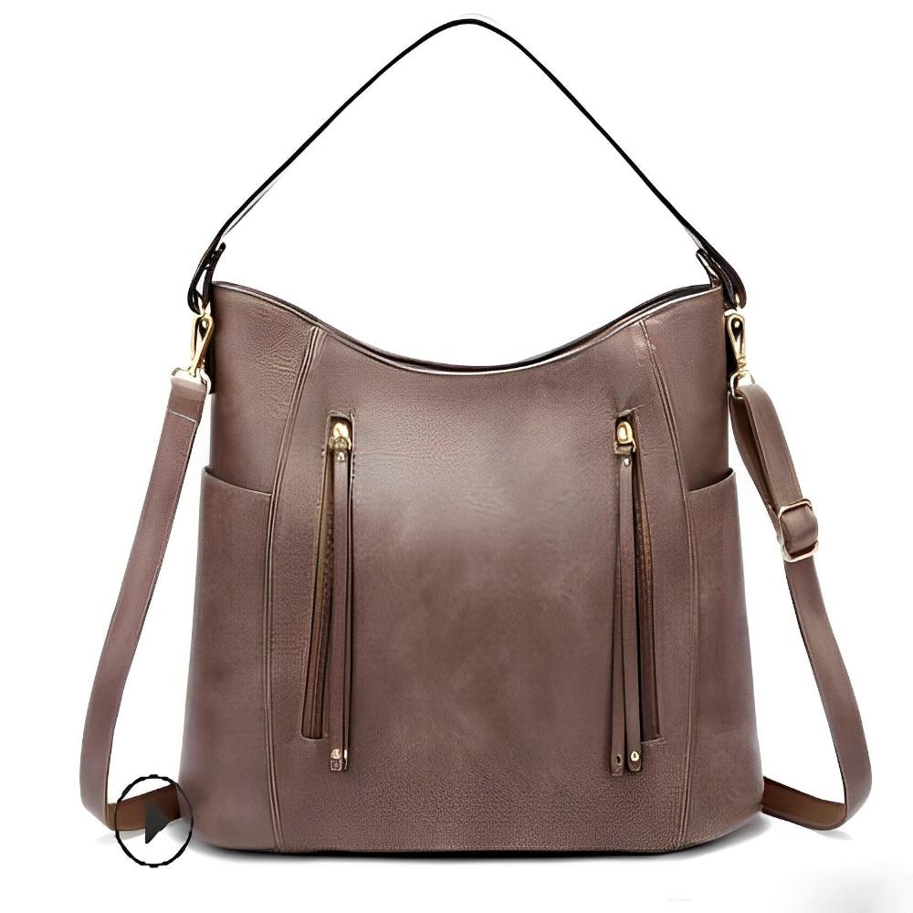 Tessa | Vintage Schultertasche Im Klassischen, Zeitlosen Design