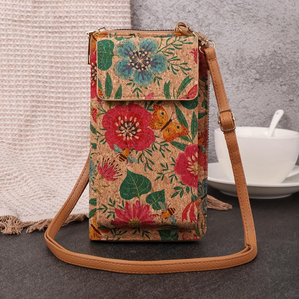 Nina | Boho-Blumen Accessoire Umhängetasche