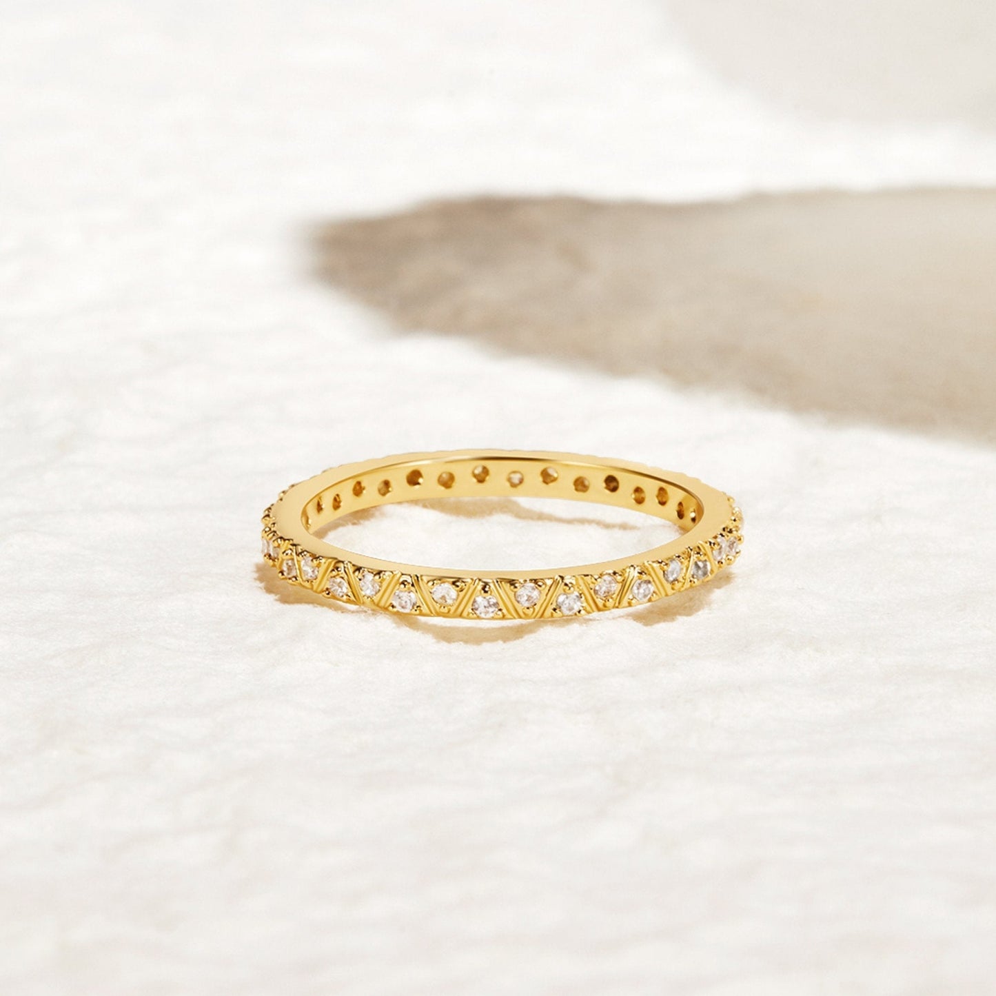 Bague Arquette en or et cristal