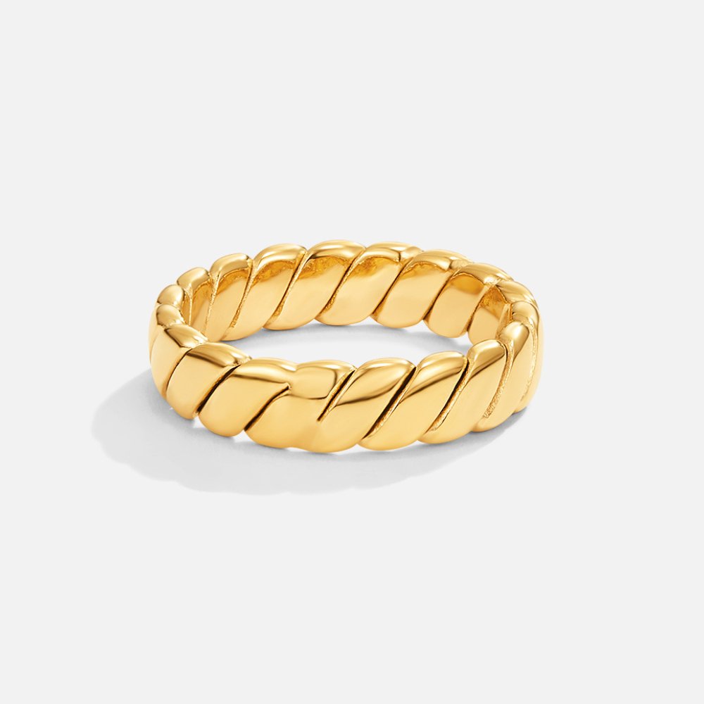 Bague infinie torsadée Calira