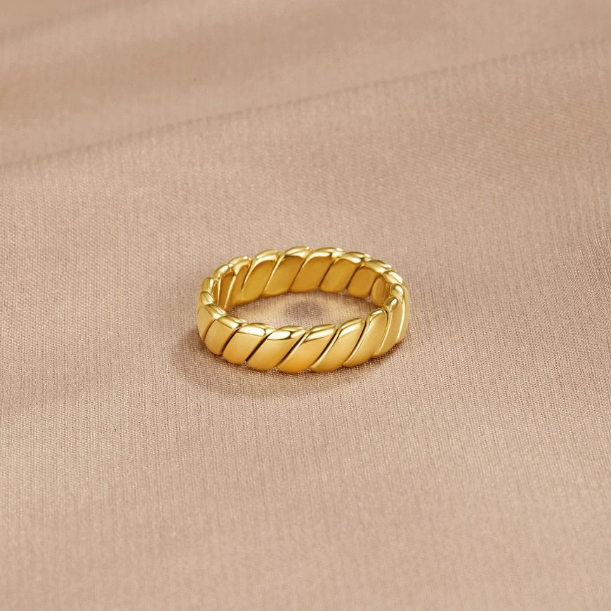 Bague infinie torsadée Calira