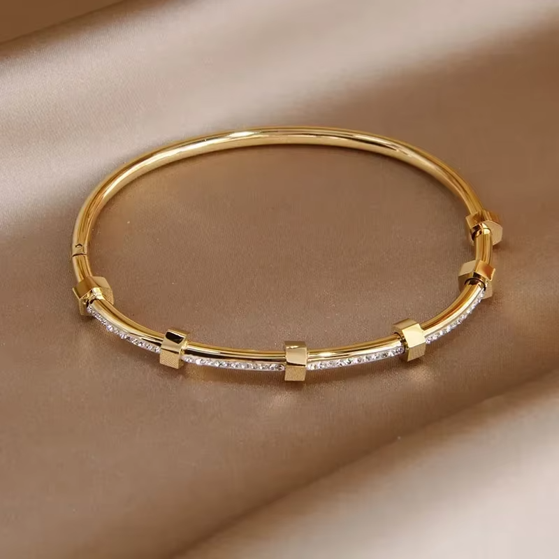 Madison™ | Goldenes Moissanite-Armband
