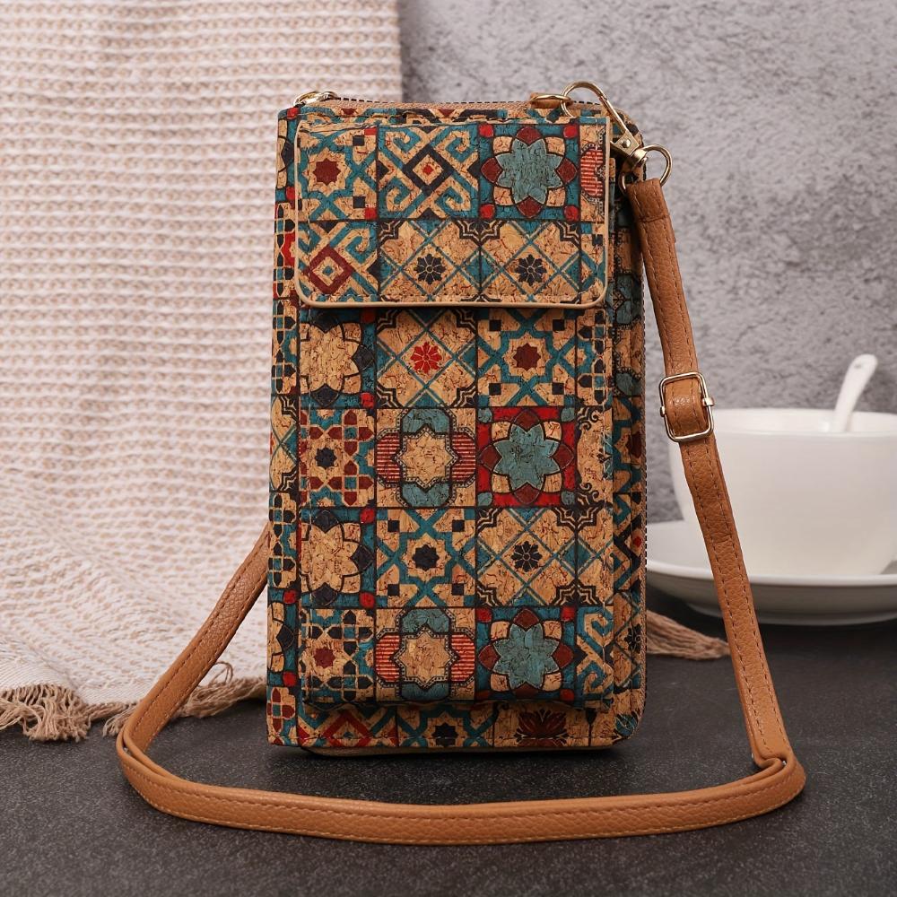 Nina | Boho-Blumen Accessoire Umhängetasche