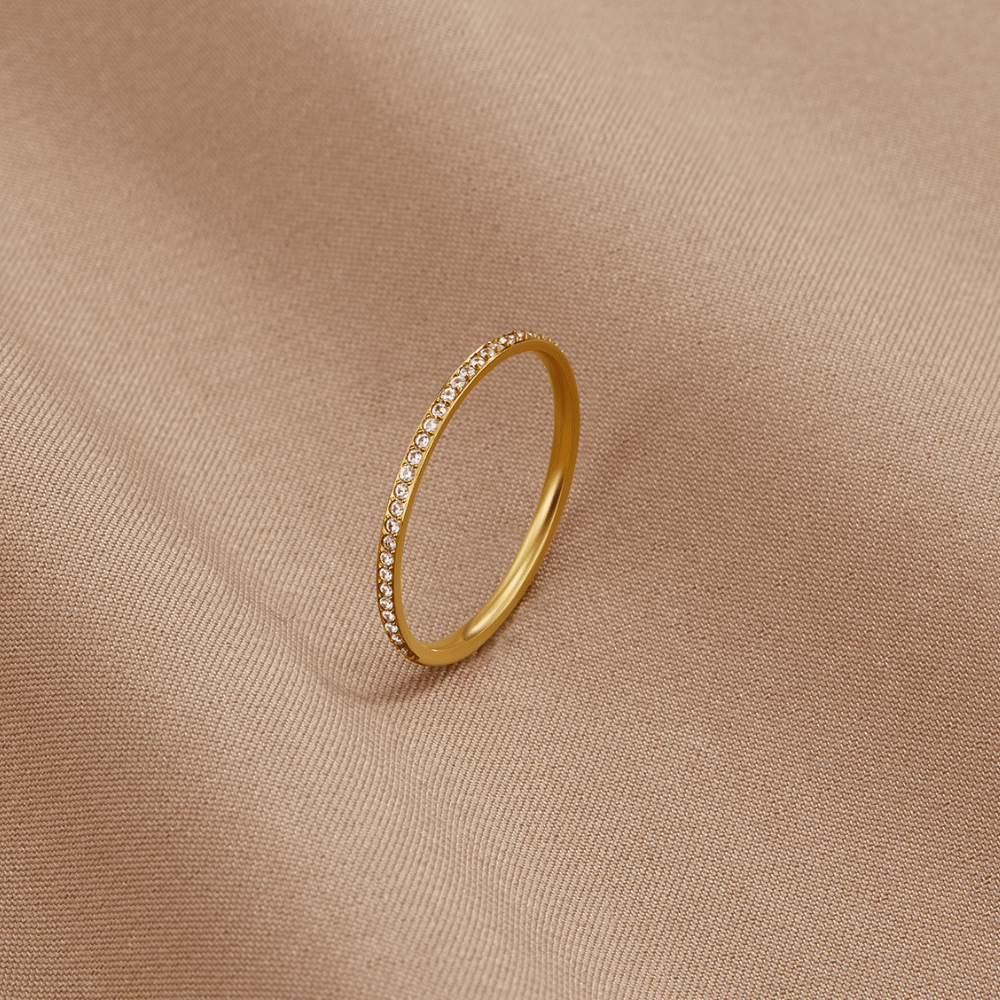 Bague d'éternité en cristal