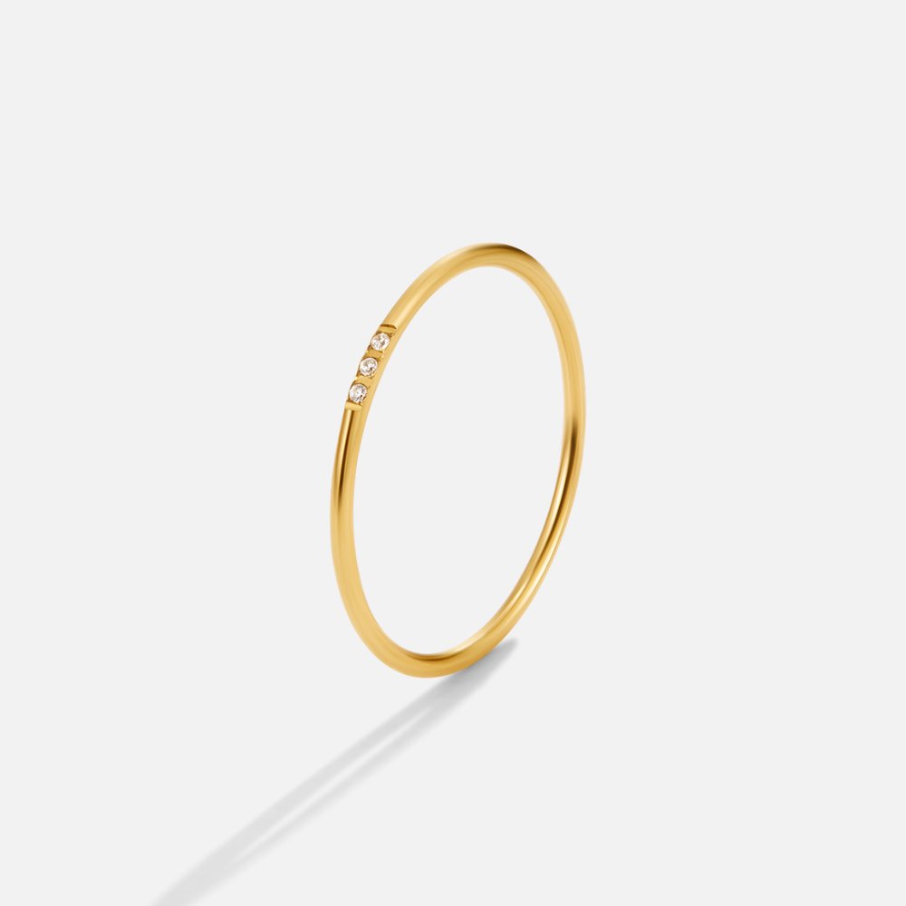 Bague Eula en or et cristal