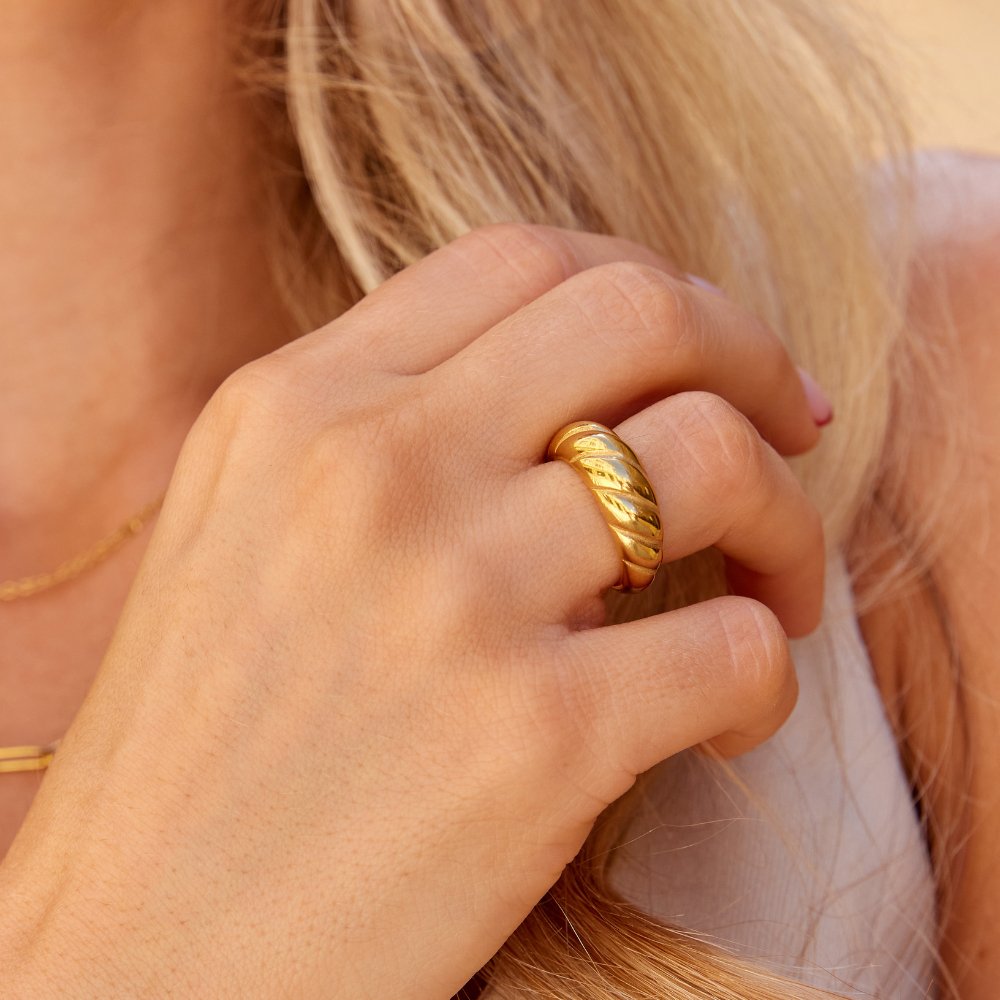 Bague Croissant en or