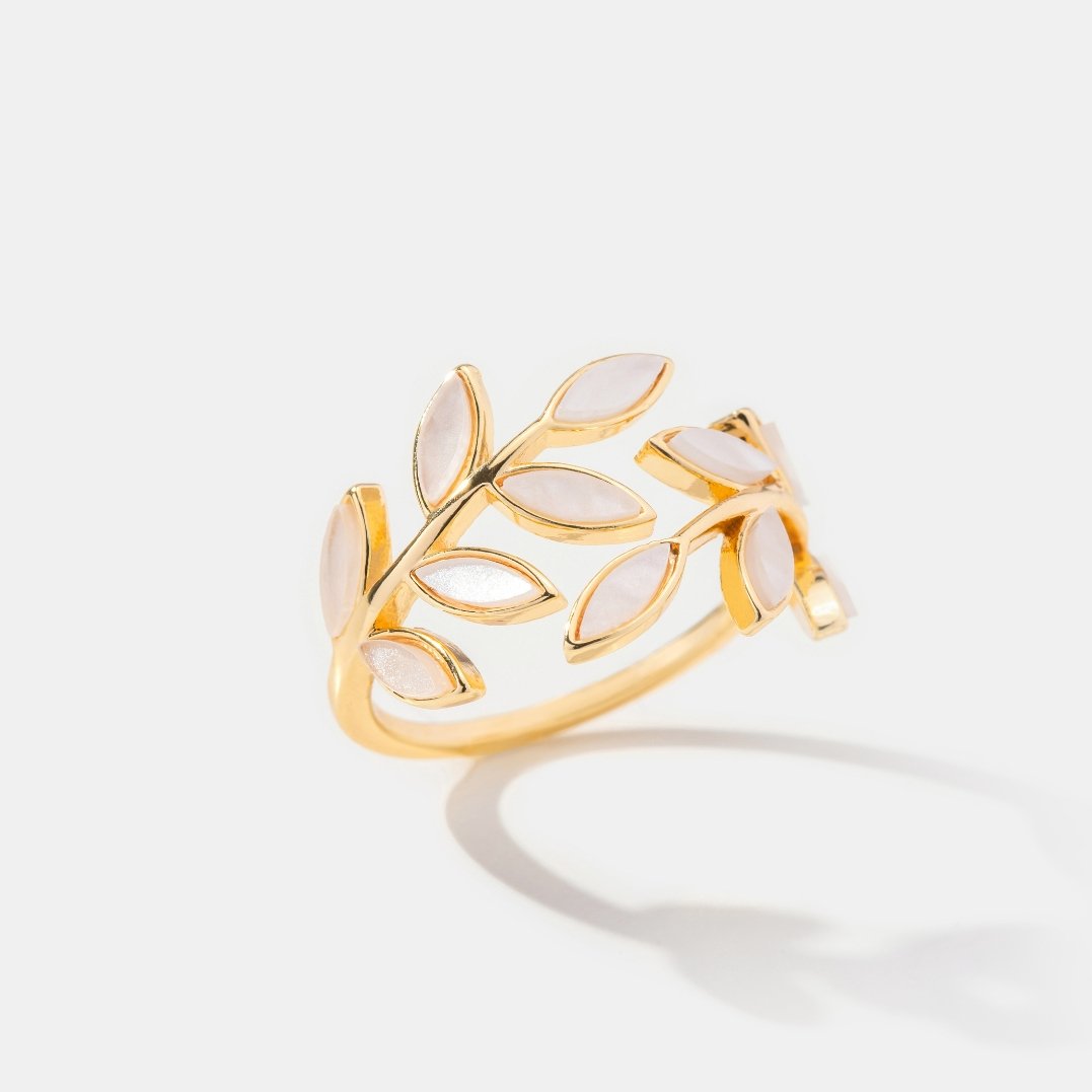 Bague en feuille d'or