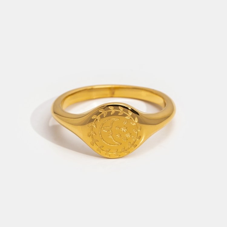 Anneau d'or Luna