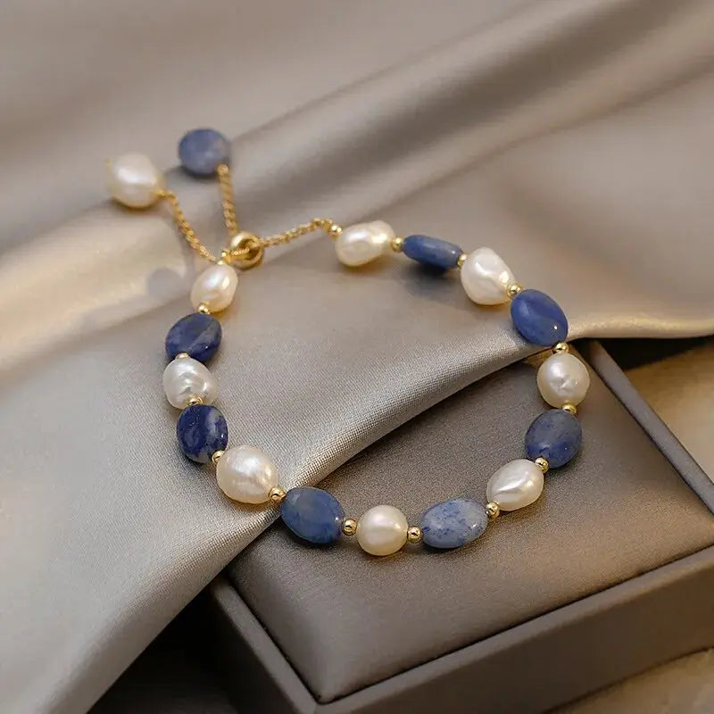 Oceana™ | Perlenarmband & Meeressteine
