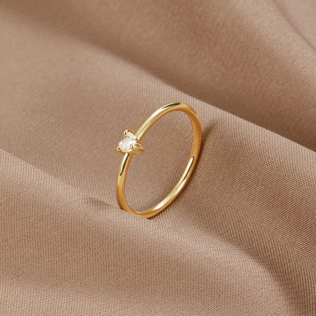 Petite bague Love Crystal Heart