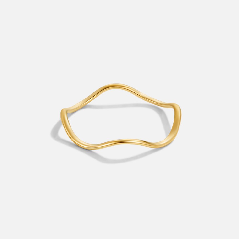 Bague empilable en or Tina