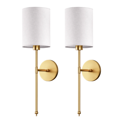 DRAHTLOSE ZYLINDRISCHE WANDLEUCHTEN (SET MIT 2)