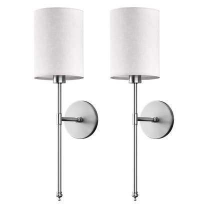 DRAHTLOSE ZYLINDRISCHE WANDLEUCHTEN (SET MIT 2)
