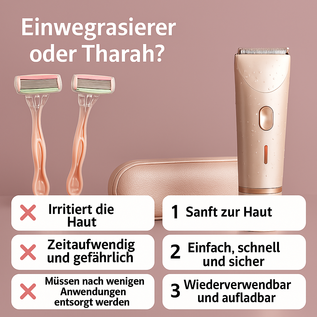 THARA- THARA-Rasierer für ein leichteres Leben