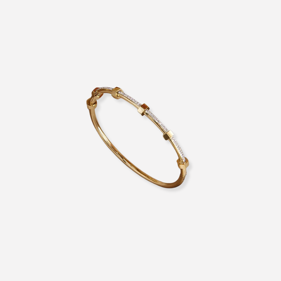 Madison™ | Goldenes Moissanite-Armband