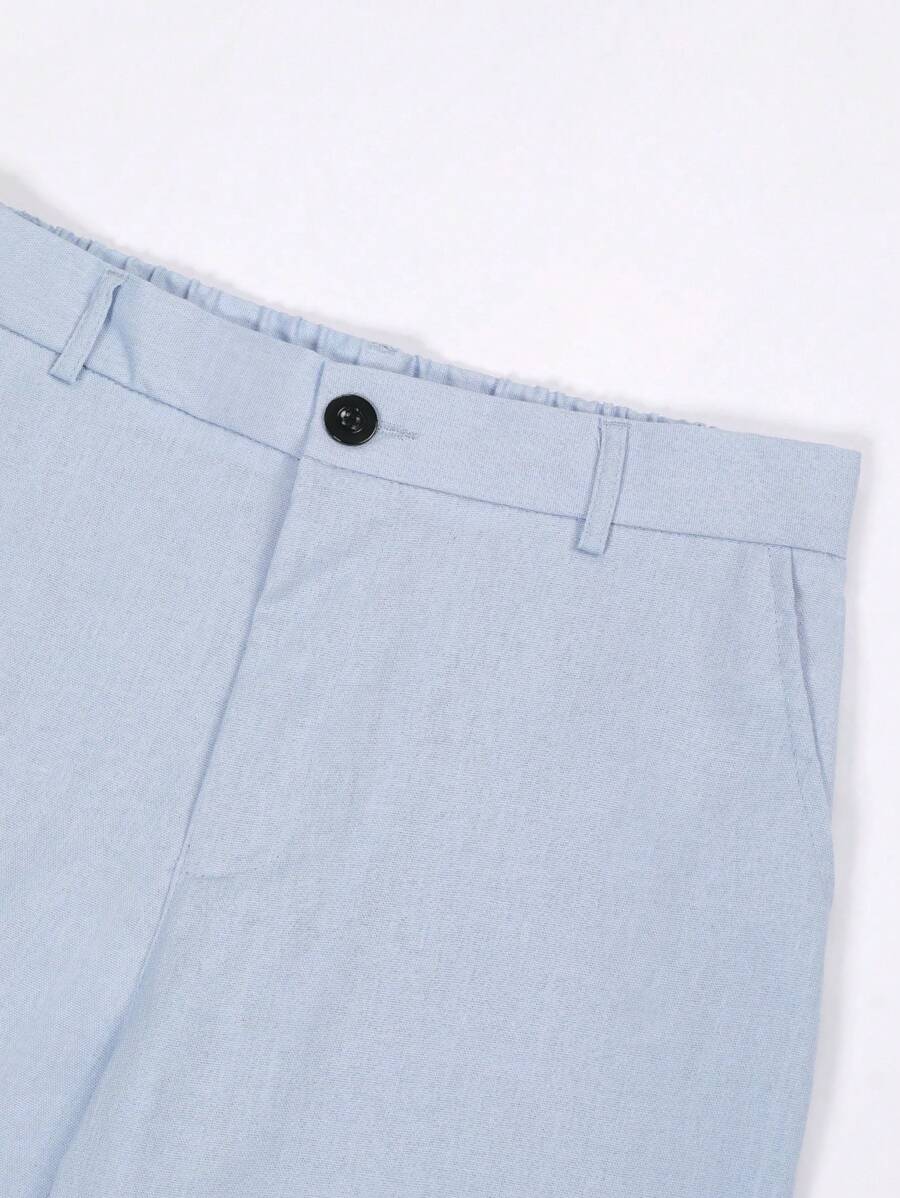 LEINENHOSE MIT TASCHEN