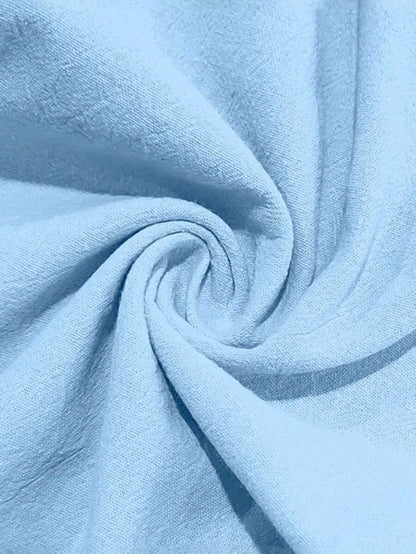 LEINEN-HOSEN MIT WEITEM BEIN