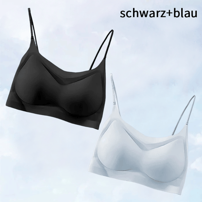 Nahtloser & ultradünner Sommer-Komfort-BH aus Eisseide in Übergröße