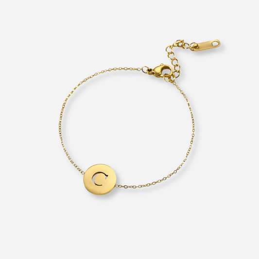 Amara™ | Armband mit Initialen aus Edelstahl