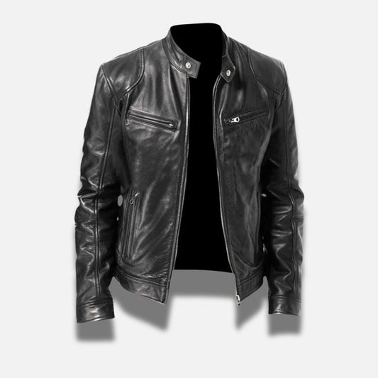 THARAH - Zeitlose Lederjacke