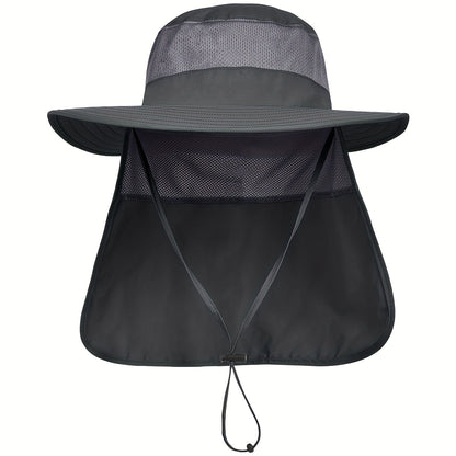 Safari-Sonnenhut mit breiter Krempe & Nackenschutz