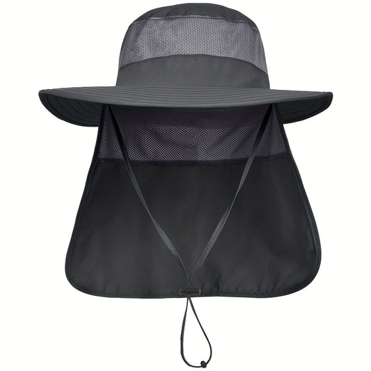 Safari-Sonnenhut mit breiter Krempe & Nackenschutz