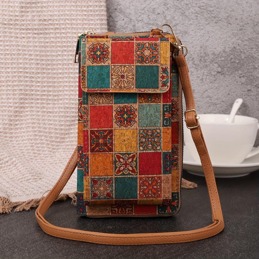 Nina | Boho-Blumen Accessoire Umhängetasche