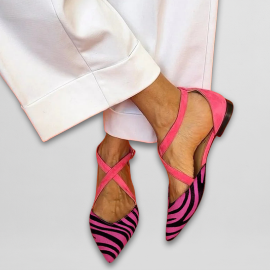 Amélie™ | Ballerinas mit Riemchen in Rosa