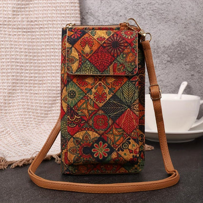 Nina | Boho-Blumen Accessoire Umhängetasche