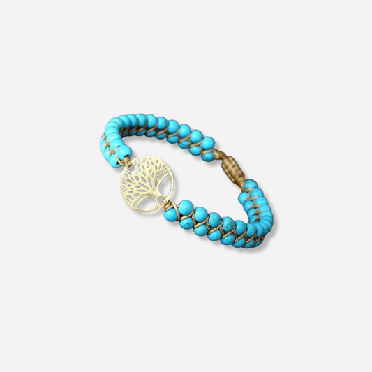 Donna™ | Armband Baum des Lebens & Türkisstein