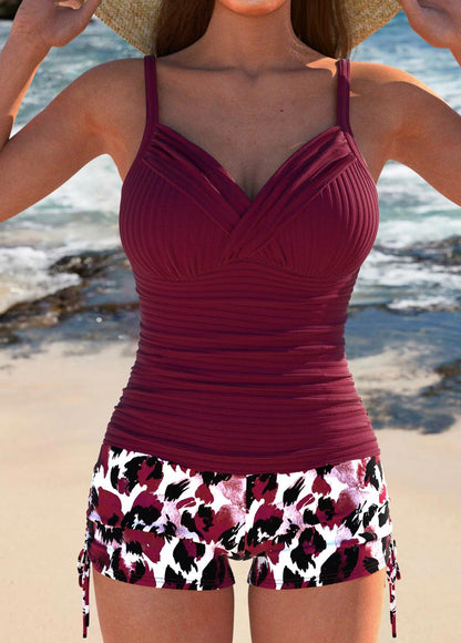 Vivi - Eleganter Leopard Tankini Set