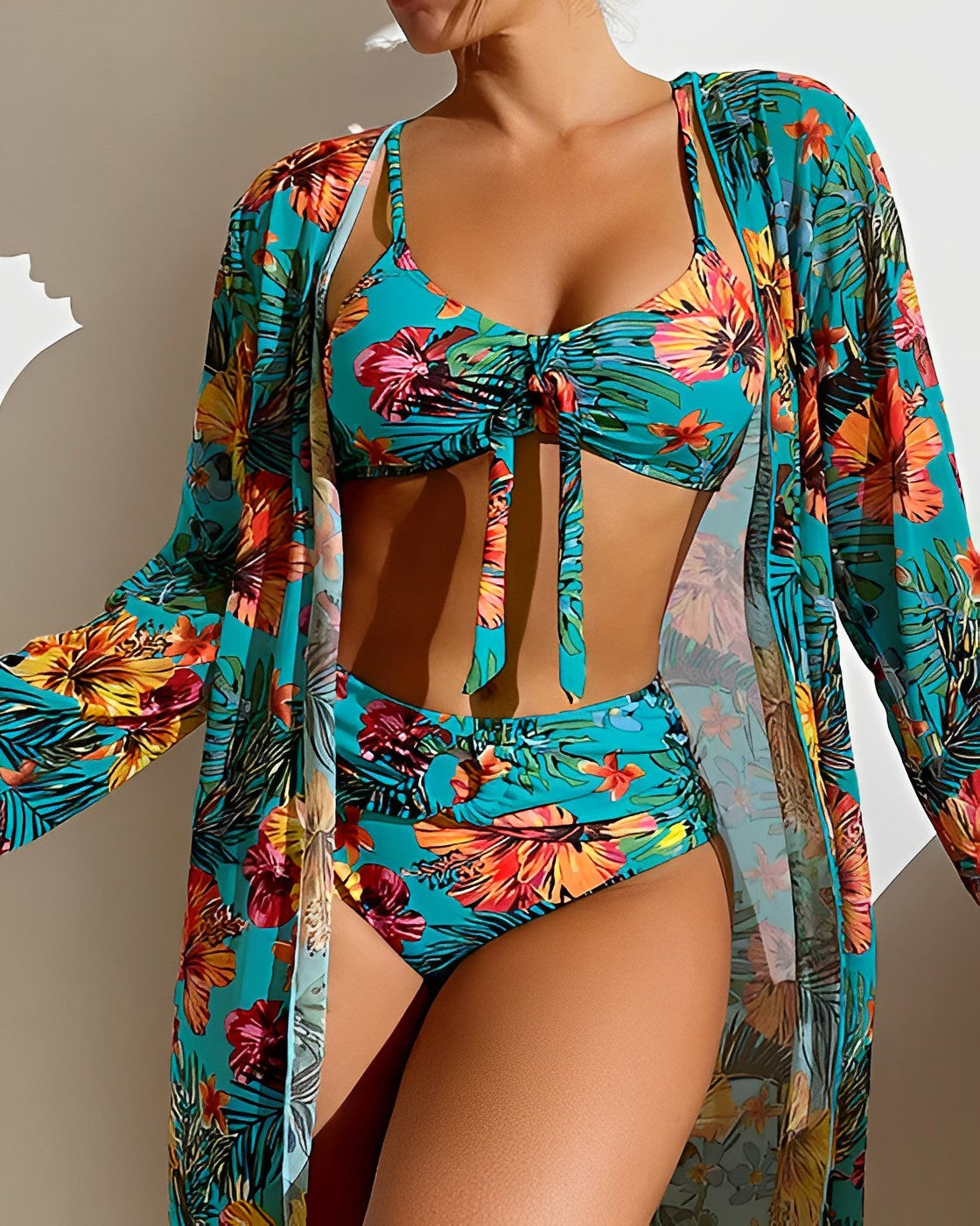 Marina™ | Luxuriöses Bikini- und Pareo-Set