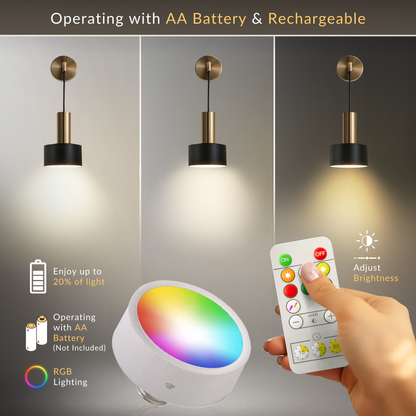 GLOWDROP WANDLEUCHTEN (SET AUS 2 + 2 GLÜHBIRNEN GRATIS)