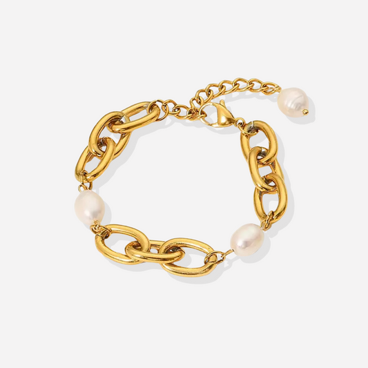 Ysabel™ | Armband chunky mit großen Perlen