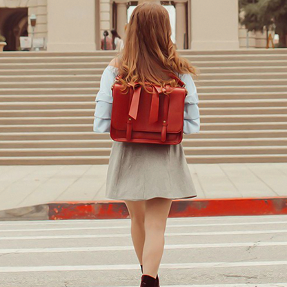 Knoten | Retro-Tasche Twist in Blau-Rosa
