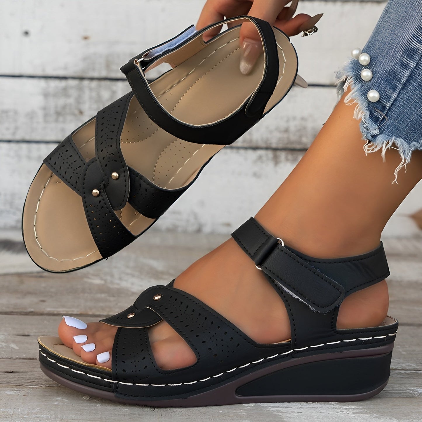 Fano™ Orthopädische Sandalen - Ergonomische Unterstützung und ganztäglicher Komfort